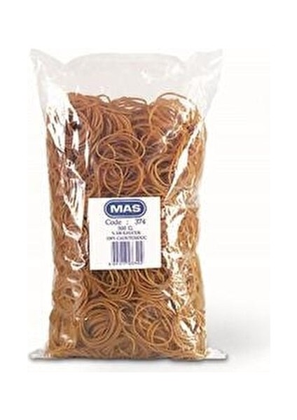 Ambalaj Lastiği %100 Kauçuk Mini 500 Gr Sarı Renkli Kullanım İçin Uygun