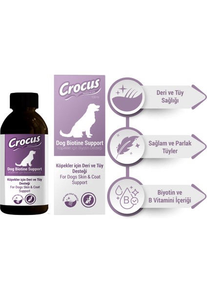 Allzey Crocus Köpek Tüy Sağliği Damlasi 100 ml x 2 Adet