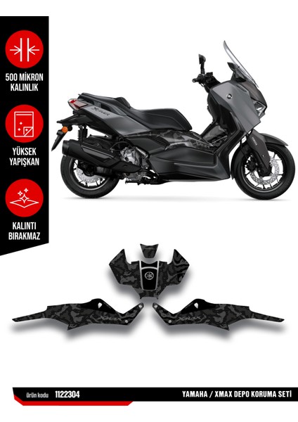 Yamaha Xmax Koruma Sticker Seti 24-25 Parlak