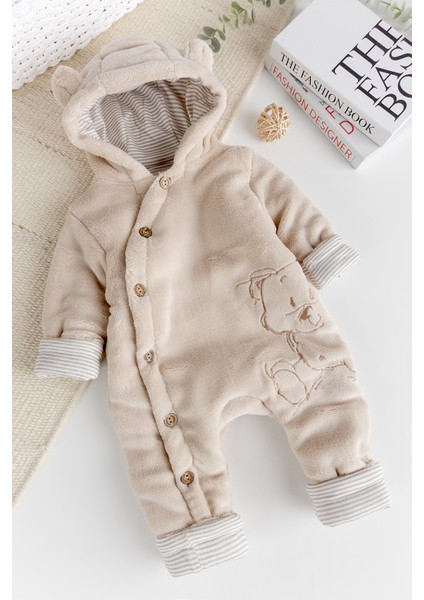 Ayıcık Figürlü Welsoft Peluş Astronot Bebek Tulum