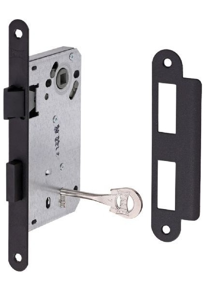 Kale 221 Siyah Plastik Dilli Hafele Tipi Sessiz Extra Oda Kapı Kilidi