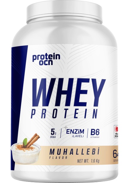 Whey Protein Muhallebi- 1.6kg - 64 Servis
