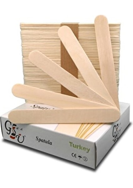 Kozmetik Ahşap Spatula 100' lü