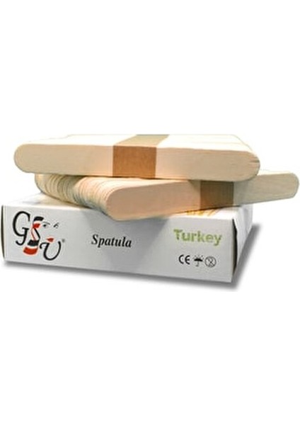 Kozmetik Ahşap Spatula 100' lü