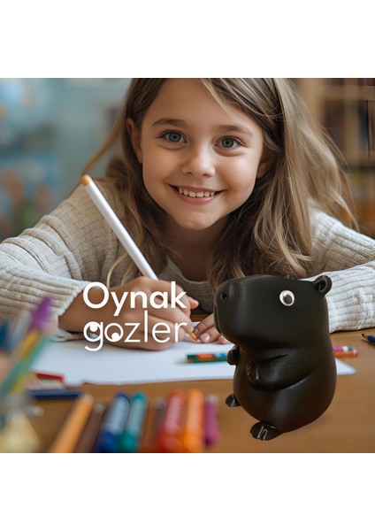 Kapibara Tasarım Kalemlik - Oynak Gözler indirimleri