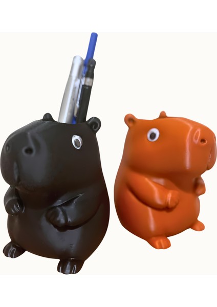 Kapibara Tasarım Kalemlik - Oynak Gözler