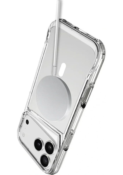 İphone 17 Pro Kılıf Lopard Magsafe Şarj Destekli T-max M-gsafe Kapak Sararmayan Telefon Kılıfı modelleri