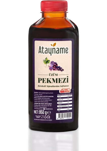 Lisinya Üzüm Pekmezi 950 G