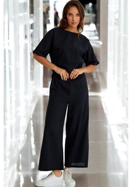 Yazlık Kısa Kol Alt Üst Keten Takım indirimleri