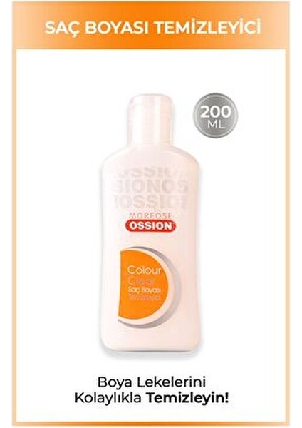 Ossion Saç Boyası Temizleyici 200 ml Boya Lekelerini Nazikçe Temizler modelleri