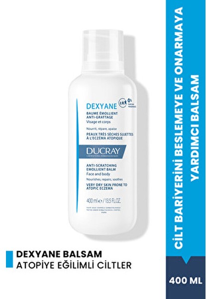 Dexyane Nemlendirici Balm Çok Kuru Ciltler İçin 400 ml Yüz ve Vücut Kullanımı fiyatları