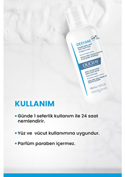 Dexyane Nemlendirici Balm Çok Kuru Ciltler İçin 400 ml Yüz ve Vücut Kullanımı fırsatları