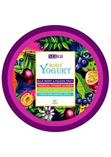 Body Yoğurt Blueberry & Passion Fruit Yoğun Nemlendirici 250 ml Vegan Vücut Losyonu fırsatları