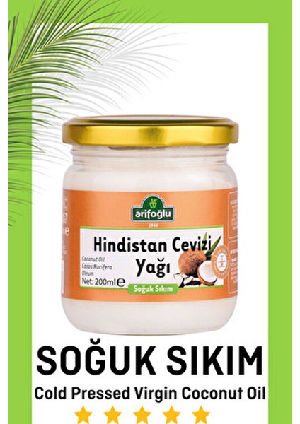 Hindistan Cevizi Yağı Nemlendirici Etki 200 ml Unisex Kullanıma Uygun fiyatları