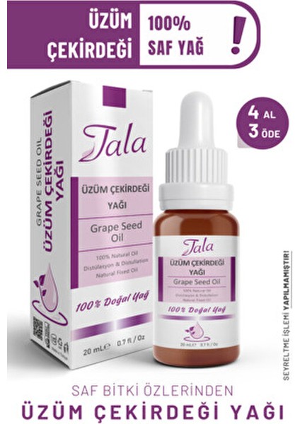 Üzüm Çekirdeği Yağı %100 Doğal Nemlendirici ve Yenileyici 20 ml Tüm Cilt Tipleri İçin fiyatları