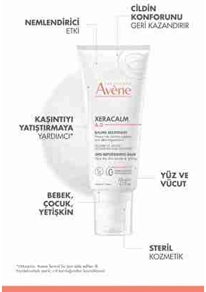 XeraCalm A.D Balsam Çok Kuru ve Atopi Eğilimli Ciltler İçin Nemlendirici 200 ml