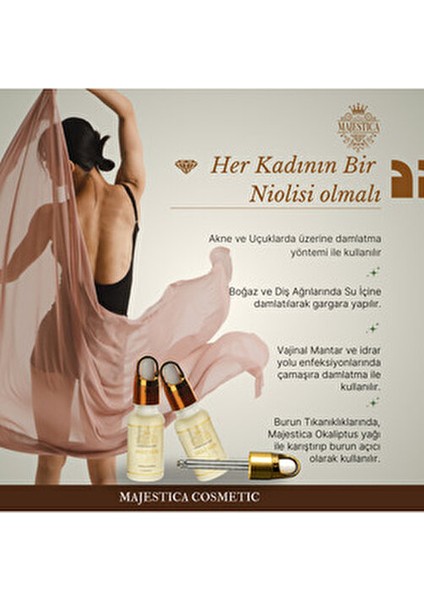 Niaouli Yağı 20 ml Cilt Tahrişini Yatıştıran Doğal Bakım Ürünü