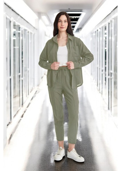 Yazlık Rahat Şık Alt Üst Keten Takım modelleri