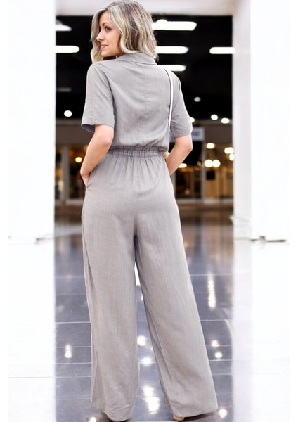 Yazlık Tasarım Rahat Keten Tulum fiyatları