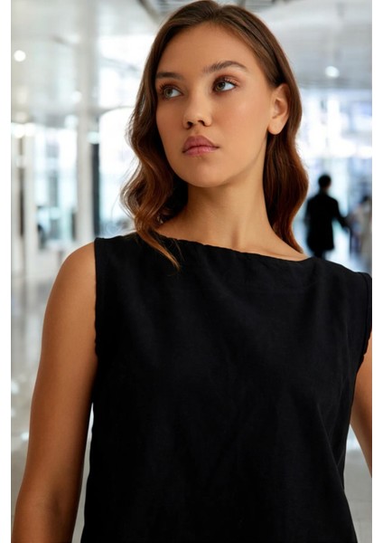 Yazlık Alt Üst Kolsuz Keten Takım fırsatları