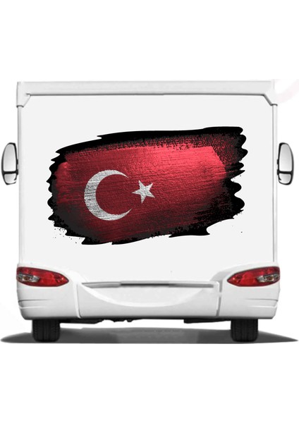 Türk Bayrağı Sticker - Türk - Bayrak - Ay Yıldız Sticker 01969 modelleri