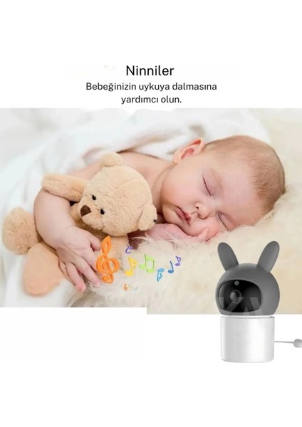 Bebek Kamerası Kumandalı Monitörlü Karşılıklı Konuşma Özellikli , Hatırlatıcılı Ip Bebek Kamerası ( Lisinya ) fırsatları