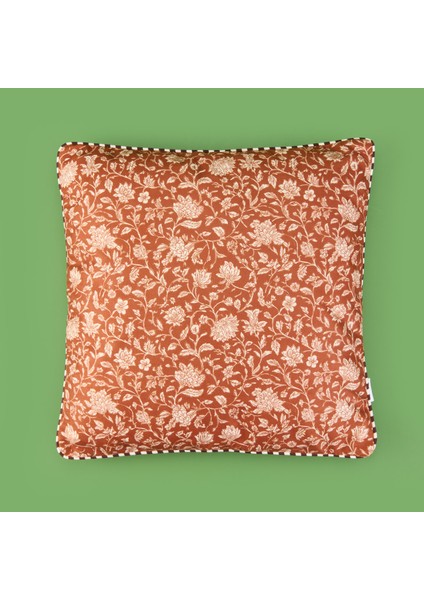 Soft Lule Kırlent - Kahverengi - 45X45 cm