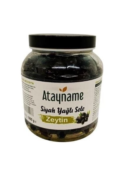 Lisinya Yağlı Sele Siyah Zeytin 1000 G