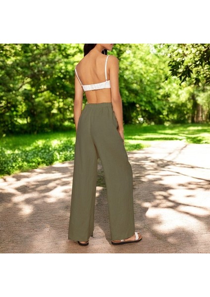 Beli Bağcıklı Yazlık Keten Pantolon fiyatları