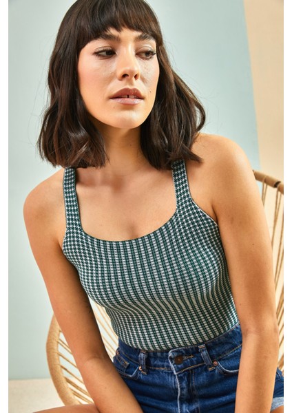 Kadın Çapraz Askılı Triko Bluz indirimleri