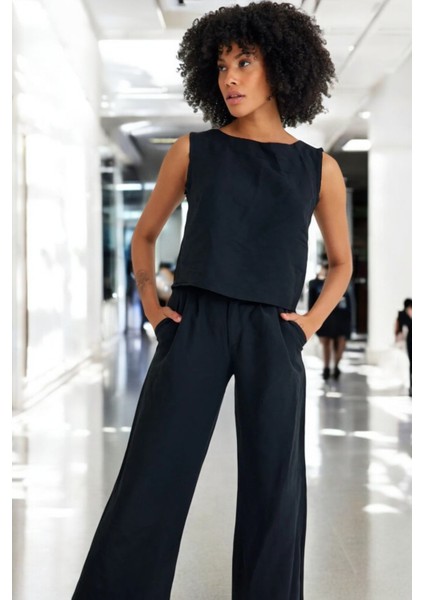 Yazlık Rahat Alt Üst Kolsuz Ikili Keten Takım fırsatları