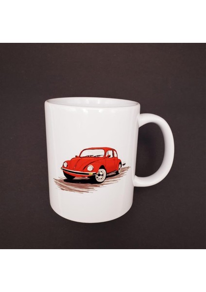 Kırmızı Vosvos Baskılı Kupa indirimleri