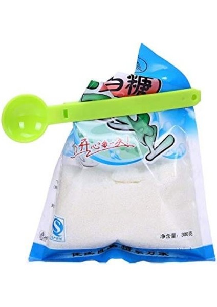 Ölçme Kaşıklı Poşet Klipsi 3'lü Paket