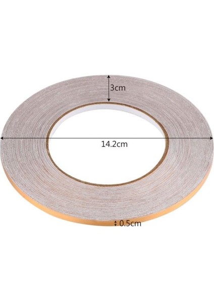 0.5 cm 50 Metre Gold Fayans Arası Şerit Bant