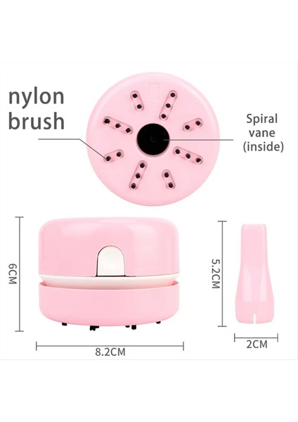 Masaüstü Temizleyici Mini Masaüstü Elektrikli Süpürge Masaüstü Toz Süpürgesi Pembe (Yurt Dışından) fırsatları