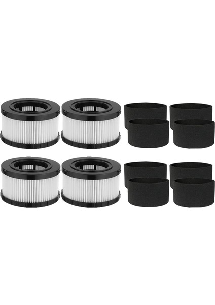 Dewalt DC5151H DC515 Islak Kuru Elektrikli Süpürge Için 4 Adet DC5151H Hepa Filtre (Yurt Dışından)