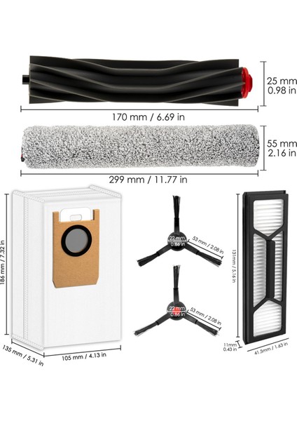 Eufy Omni S1 Pro Robot Süpürge Için Yedek Parçalar (Yurt Dışından) fiyatları