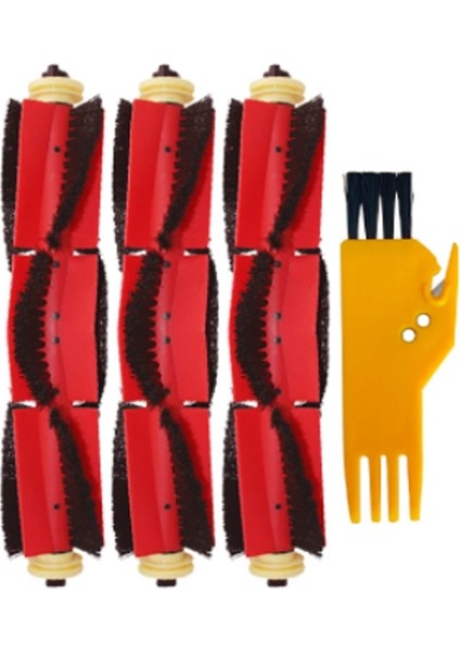 Ayrılabilir Ana Rulo Fırça + Temizleme Fırçası Xiaomi Roborock Elektrikli Süpürge S4 S5 S6 Max S50 S60 E35 E25 (Yurt Dışından)
