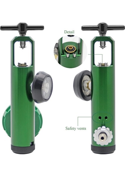 Oksijen Akış Ölçer Oksijen Regülatörü 0-15 L/dak Basınç Düşürücü Regülatör Valf Ölçer 870 Giriş Dişli (Yurt Dışından) indirimleri