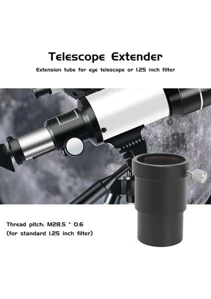 Pirinç Sıkıştırma Halkalı Astronomi Teleskobu Monoküler Mercek Için 1,25 Inç Uzatma Tüpü (Yurt Dışından) fiyatları