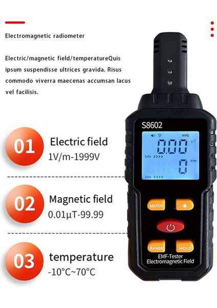 Nükleer Radyasyon Dedektörü Elektromanyetik Radyasyon Test Cihazı Radyasyon Dedektörü Ev Nükleer Radyasyon Test Cihazı (Yurt Dışından) fiyatları