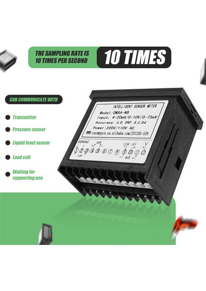 Mypin Dijital Sensör Ölçer Çok Işlevli Akıllı LED Ekran 0-75MV/4-20MA/0-10V Giriş (Yurt Dışından) indirimleri
