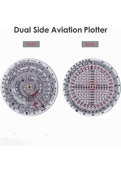 E6B-R Uçuş Bilgisayarı Havacılık Plotteri Dairesel Hesap Cetveli Havacılık Uçuş Eğitiminde Kullanılıyor (Yurt Dışından) fiyatları