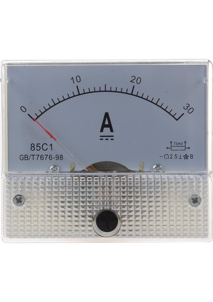85C1 Analog Akım Paneli Ölçer Dc 30A Amp Ampermetre (Yurt Dışından)