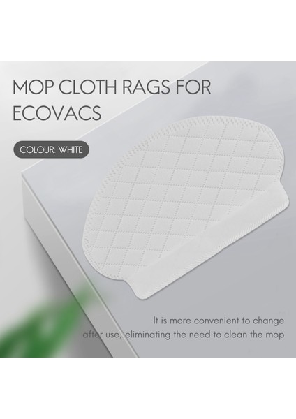 Ecovacs Deebot Ozmo 950 920 905 Robotik Süpürge Paspas Bezleri Için 40 Adet Tek Kullanımlık Paspas Bezi (Yurt Dışından) modelleri