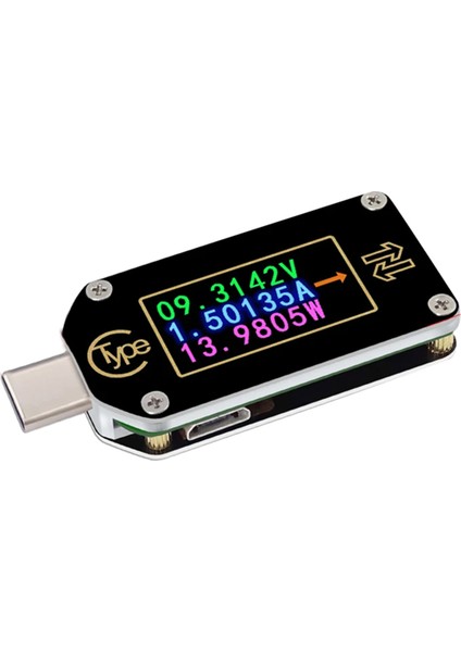 TC66C Tip-C Pd Tetikli USB Voltmetre Ampermetre Voltaj 2 Yönlü Akım Ölçer Multimetre Bluetooth Özellikli (Yurt Dışından) indirimleri