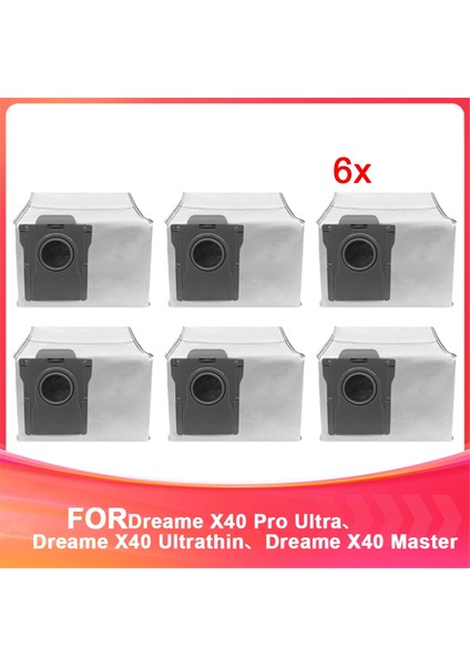 X40 Robot Süpürge Için Yedek Toz Torbaları (Yurt Dışından)