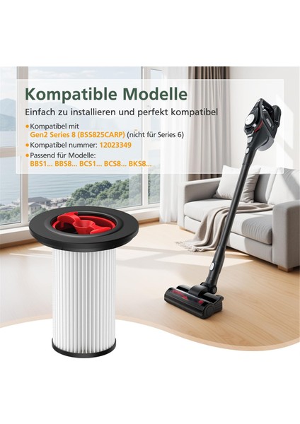 Bosch Unlimited Gen2 Serisi 8 Elektrikli Süpürgeler Için Yedek Filtre (Yurt Dışından) fiyatları