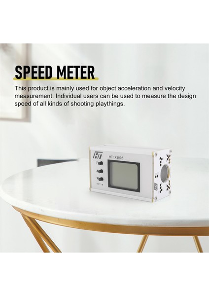 HT-X3005 Hız Ölçer Top Hızı Enerji Ölçümü Kronograf Hız Test Cihazı Arka Aydınlatmalı LCD (Yurt Dışından) fırsatları