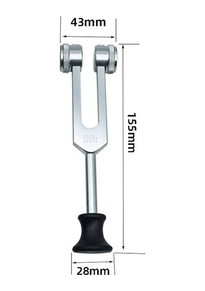 Çakraları Iyileştirmek, Ses Terapisi Yapmak, Beden, Zihin ve Ruhun Mükemmel Uyumunu Korumak Için 528 Hz Tokmaklı Diyapozon (Yurt Dışından) fiyatları